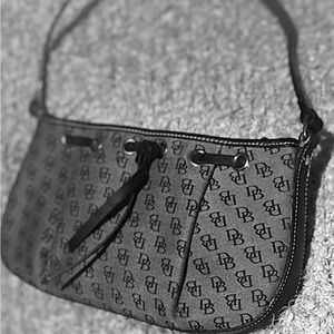 Dooney & Bourke Black Monogram Shoulder Bag